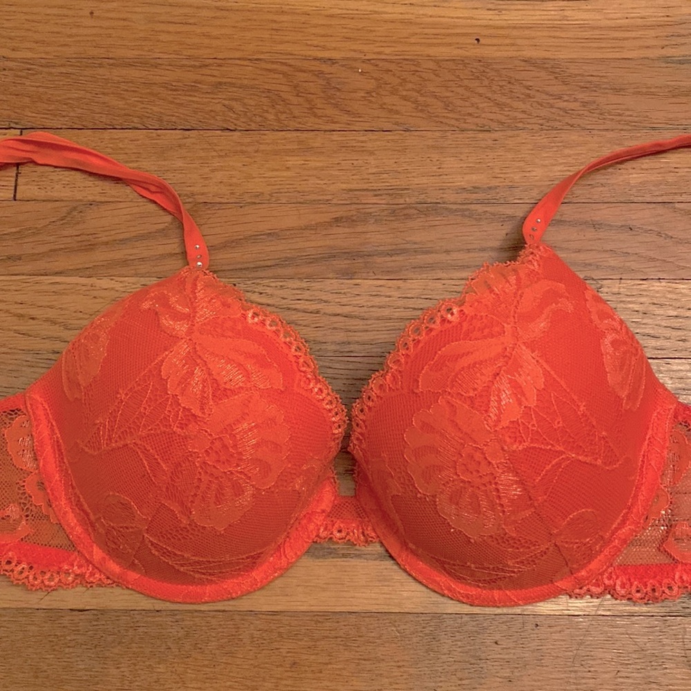 Pink La Senza Lace Bra Sz 34C